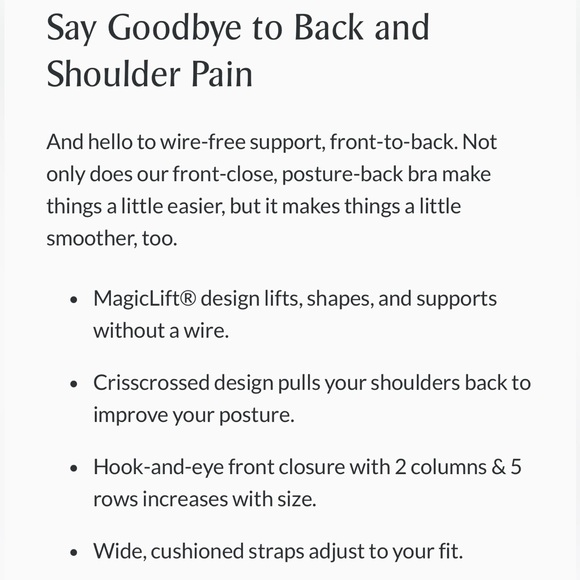 - Glamorise 48D/50D Posture Back Front Closure Black Bra! NEW! - Picture 8 of 16